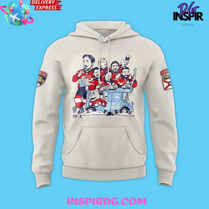 Florida Panthers Stanley Cup Ice Cream Celebration Special All Over Print Hoodie - Image 2