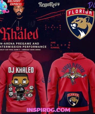 Florida Panthers X Dj Khaled 2025 Performance All Over Print Hoodie