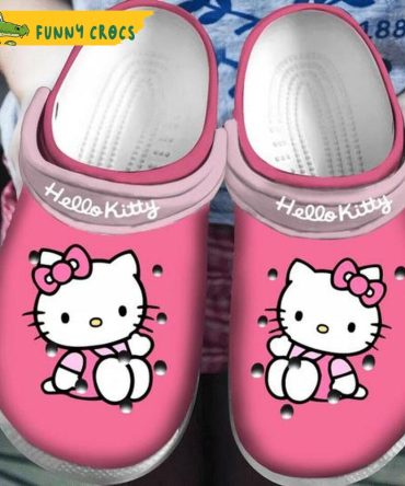 Funny Hello Kitty Crocs - Discover Comfort And Style Clog Shoes Unisex Clogs Garden Shoes
