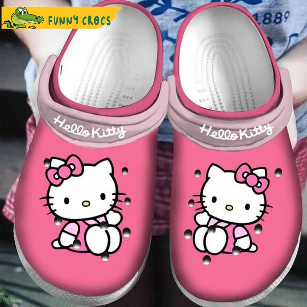 Funny Hello Kitty Crocs - Discover Comfort And Style Clog Shoes Unisex Clogs Garden Shoes
