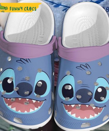 Funny Face Stitch Crocs Clog Shoes - Discover Comfort And Style Clog Shoes For Family