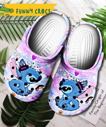 Funny King Stitch Crocs Clog Shoes - Discover Comfort And Style Clog Shoes For Family