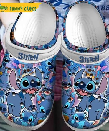 Funny Naughty Stitch Crocs Clog Shoes - Discover Comfort And Style Clog Shoes For Family