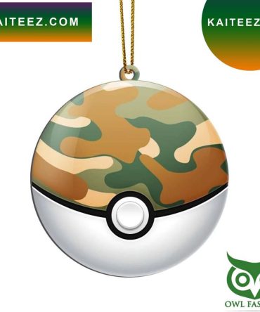 Gearhumans 3D Anime Pokemon Safari Ball Christmas Ornament