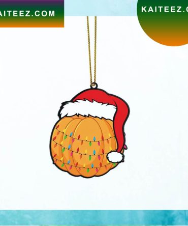 Gearhumans 3D Christmas Santa Hat Pumpkin Fruit Christmas Custom Christmas Ornament