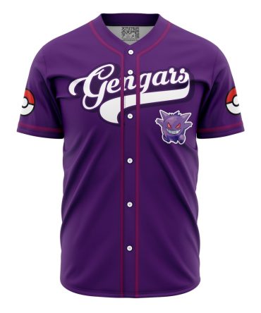 Gengars Pokemon Baseball Jersey