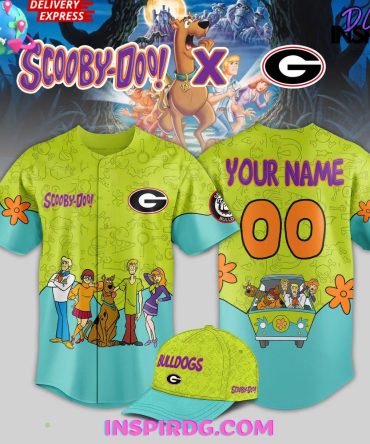 Scooby-Doo X Bulldogs Custom Jersey & Hat Set – Personalized Name & Number