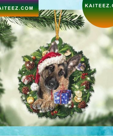 German Shepherd Dog And Gifts For German Shepherd Lovers Christmas Ornament