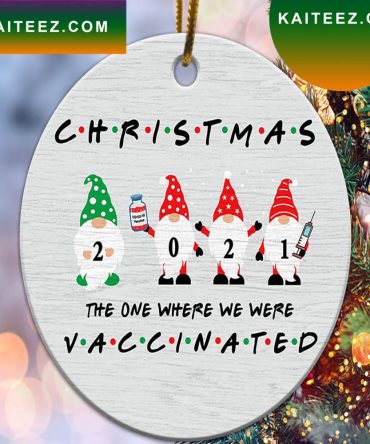 Gnomes Christmas  Tree Ornament