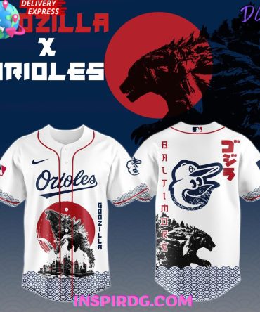 Godzilla X Baltimore Orioles Japan Edition 2025 Baseball Jersey