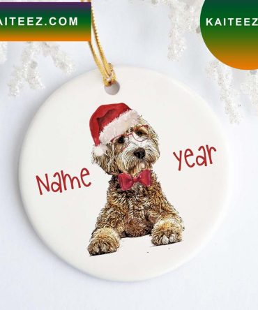 Golden Doodle Personalized Christmas Custom Ornament
