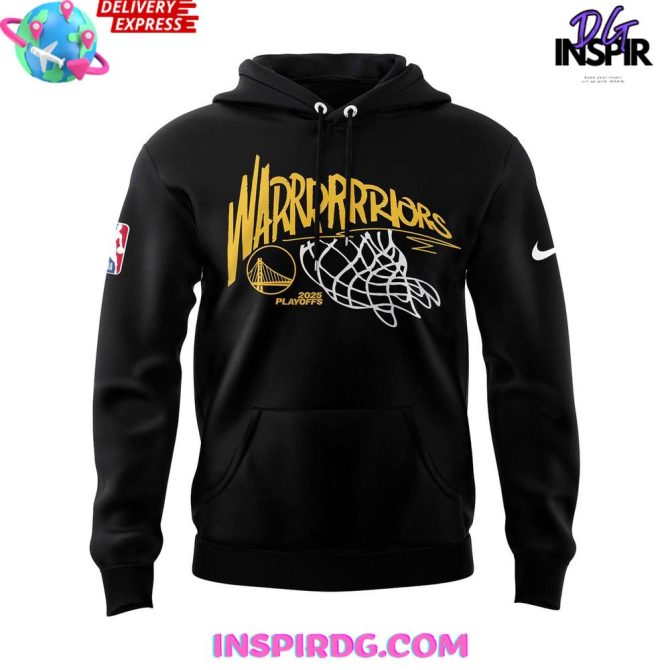 Golden State Warriors Hoodie - Official 2023 Playoffs Basketball Sweatshirt - Unisex Fan Gear - Image 2
