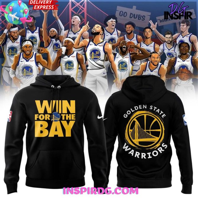 Golden State Warriors Hoodie - Win For The Bay! Nba Fan Gear