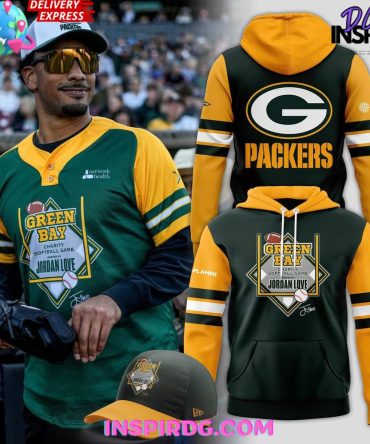 Green Bay Charity Softball Jordan Love Dark 2025 All Over Print Hoodie