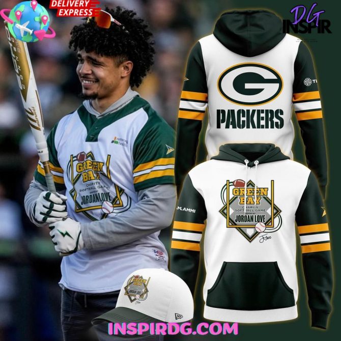Green Bay Charity Softball X Jordan Love 2025 All Over Print Hoodie