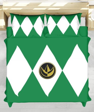 Green Ranger Mighty Morphin Power Rangers Bedding Set