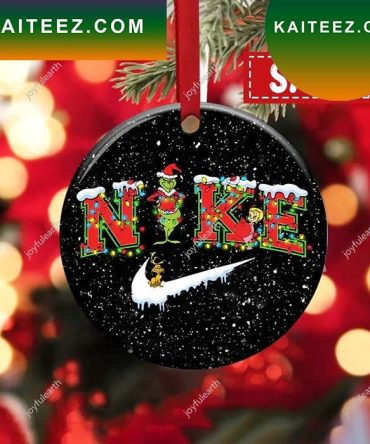 Grinch Brand Nike Grinch Christmas Ornament