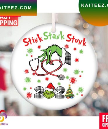 Grinch Doctor Nurse Christmas Grinch Decorations Outdoor Ornament