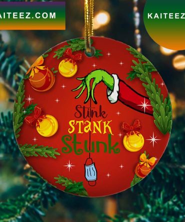 Grinch Hand Stink Stank Stunk Christmas Grinch Decorations Outdoor Ornament