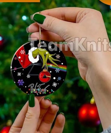 Grinch Pink Floyd Christmas Ceramic Grinch Decorations Outdoor Ornament