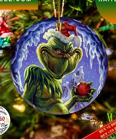 Grinch Santa Ball Christmas Grinch Decorations Outdoor Ornament