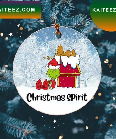 Grinch Snoopy Christmas Spirit Grinch Decorations Outdoor Ornament