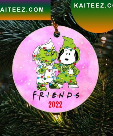 Grinch X Snoopy Friends Merry Christmas Snoopy Grinch Decorations Outdoor Ornament