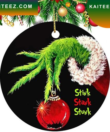 Grinchmas Hand Ball Christmas Stink Stank Stunk Grinch Decorations Outdoor Ornament