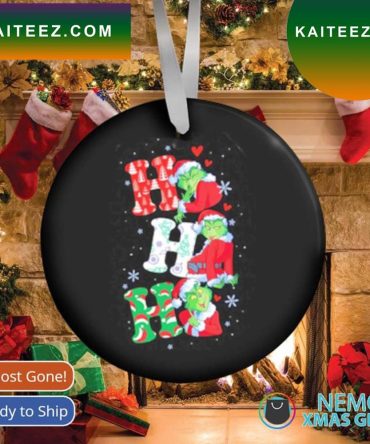 Grinchmas Ho Ho Ho Grinch Decorations Outdoor Ornament