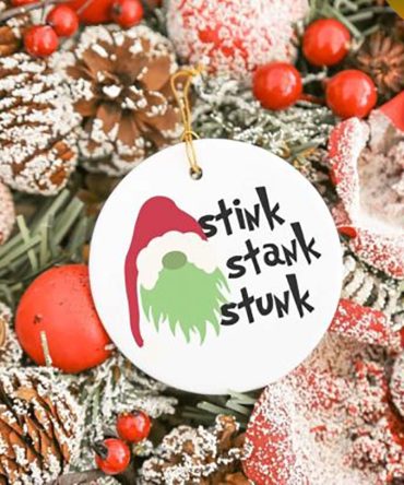 Grinchmas Stink Stank Stunk Grinch Decorations Outdoor Ornament