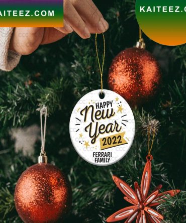 Happy New Year  Christmas Ornament