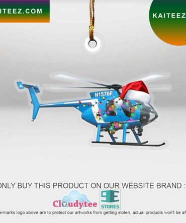 Houston Police Md 500E 369E Christmas Ornament