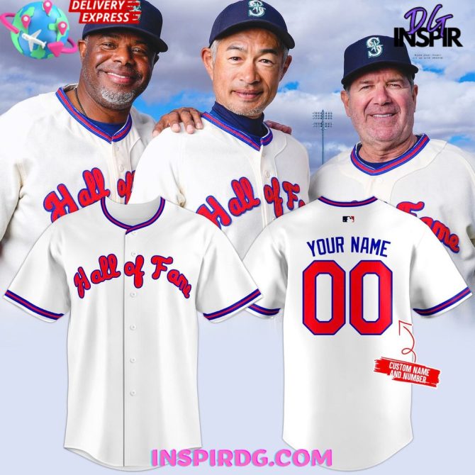 Hall Of Fame Seattle Mariners Special Baseball Jersey