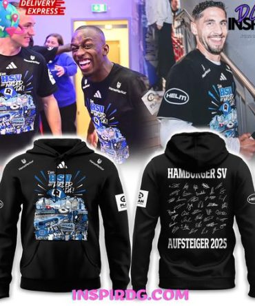 Hsv Aufsteiger 2025 Hoodie & T-Shirt Set - Limited Edition Fan Gear For True Supporters