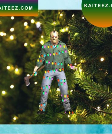Hammer Horror Jason Voorhees Led Lights Christmas Ornament