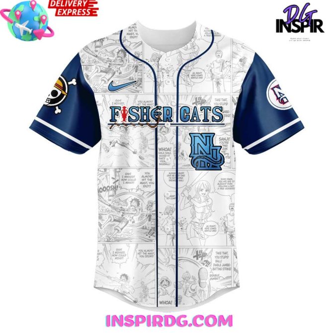 Hampshire Fisher Cats One Piece Night Game 2025 Baseball Jersey - Image 2