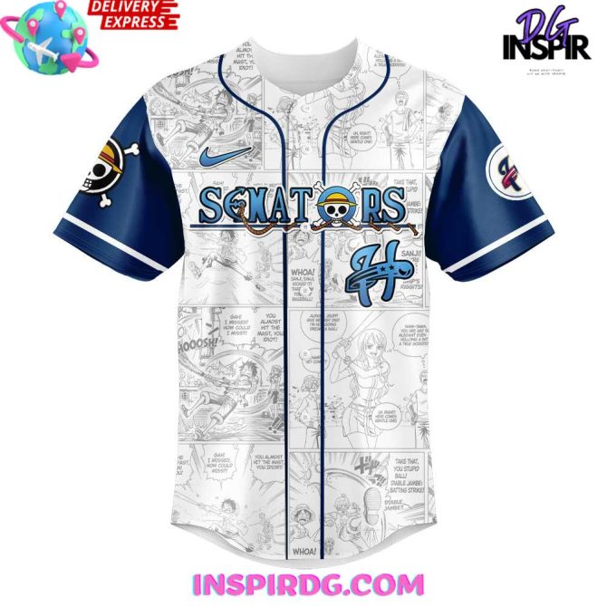 Harrisburg Senators X One Piece Night Game 2025 Baseball Jersey - Image 2
