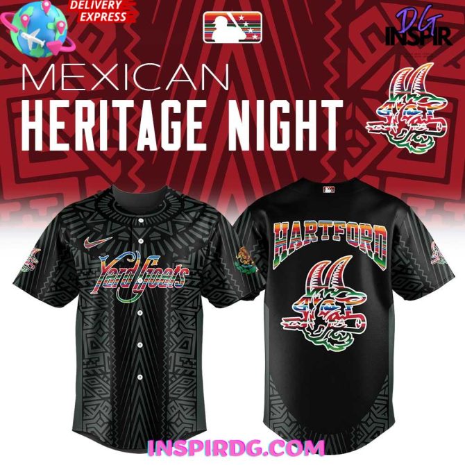 Hartford Yard Goats Mexican Heritage Night Special Baseball Jersey
