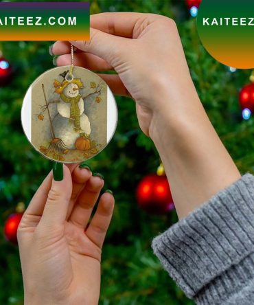Harvest Snowman Halloween Tree Decor Gift Friends Ornament