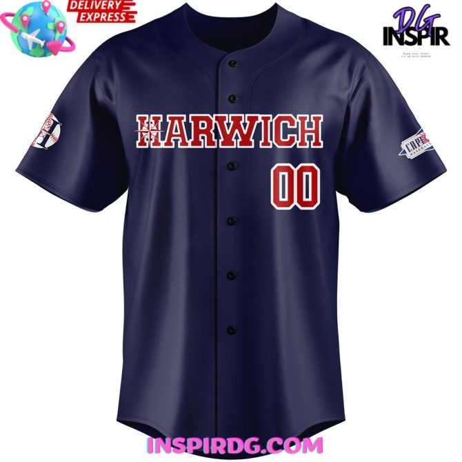 Harwich Mariners Cape Cod Champions 2024 Baseball Jersey - Image 2