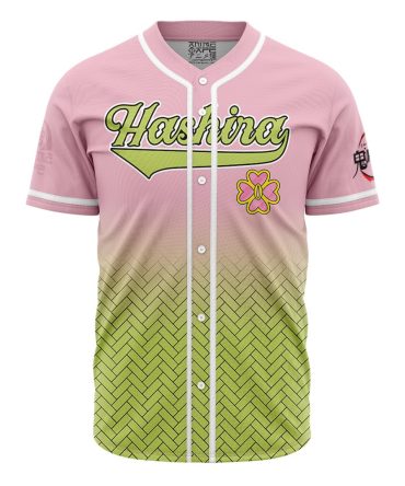 Hashira Mitsuri Kanroji Demon Slayer Baseball Jersey