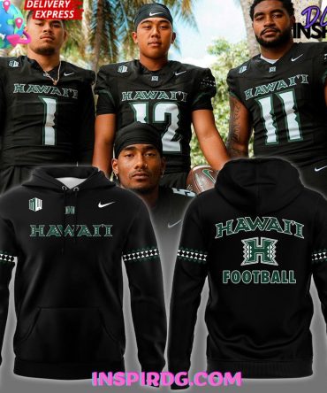 Hawaii Rainbow Warriors Football New Uniforms All Over Print Hoodie