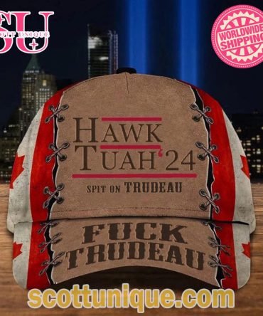 Hawk Tuah 2024 Spit On That Thing Hat Canada Flag Classic Cap