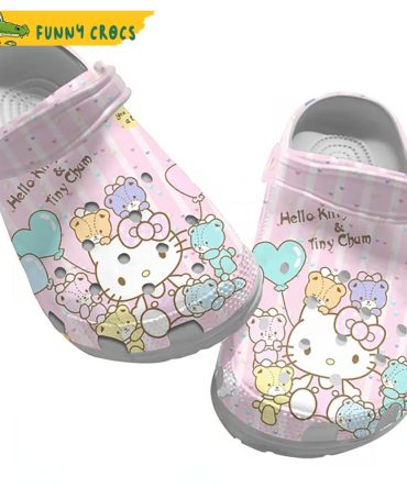 Hello Kitty And Tiny Chun Pink Crocs Clog Shoes - Discover Comfort And Style Clog Shoes Unisex Clogs Garden Shoes
