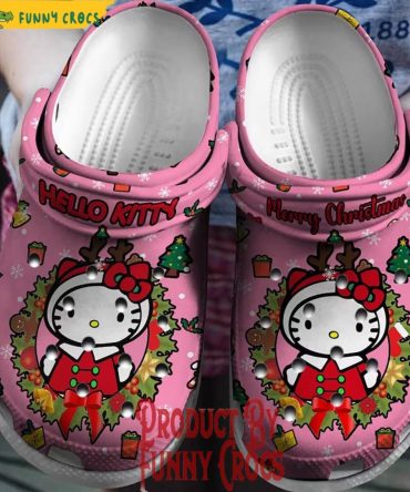 Hello Kitty Christmas Crocs Shoes - Discover Comfort And Style Clog Shoes Unisex Clogs Garden Shoes