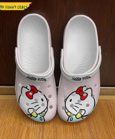 Hello Kitty In Light Pink Crocs - Discover Comfort And Style Clog Shoes Unisex Clogs Garden Shoes