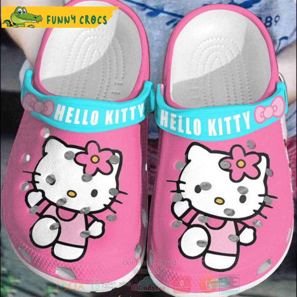 Hello Kitty Pink Crocs - Discover Comfort And Style Clog Shoes Unisex Clogs Garden Shoes