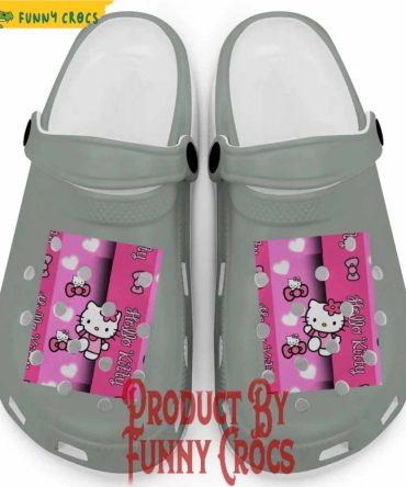 Hello Kitty Pink Stripes Bay Crocs For Adults - Discover Comfort And Style Clog Shoes Unisex Clogs Garden Shoes