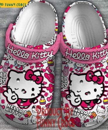 Hello Kitty White Crocs For Adults - Discover Comfort And Style Clog Shoes Unisex Clogs Garden Shoes
