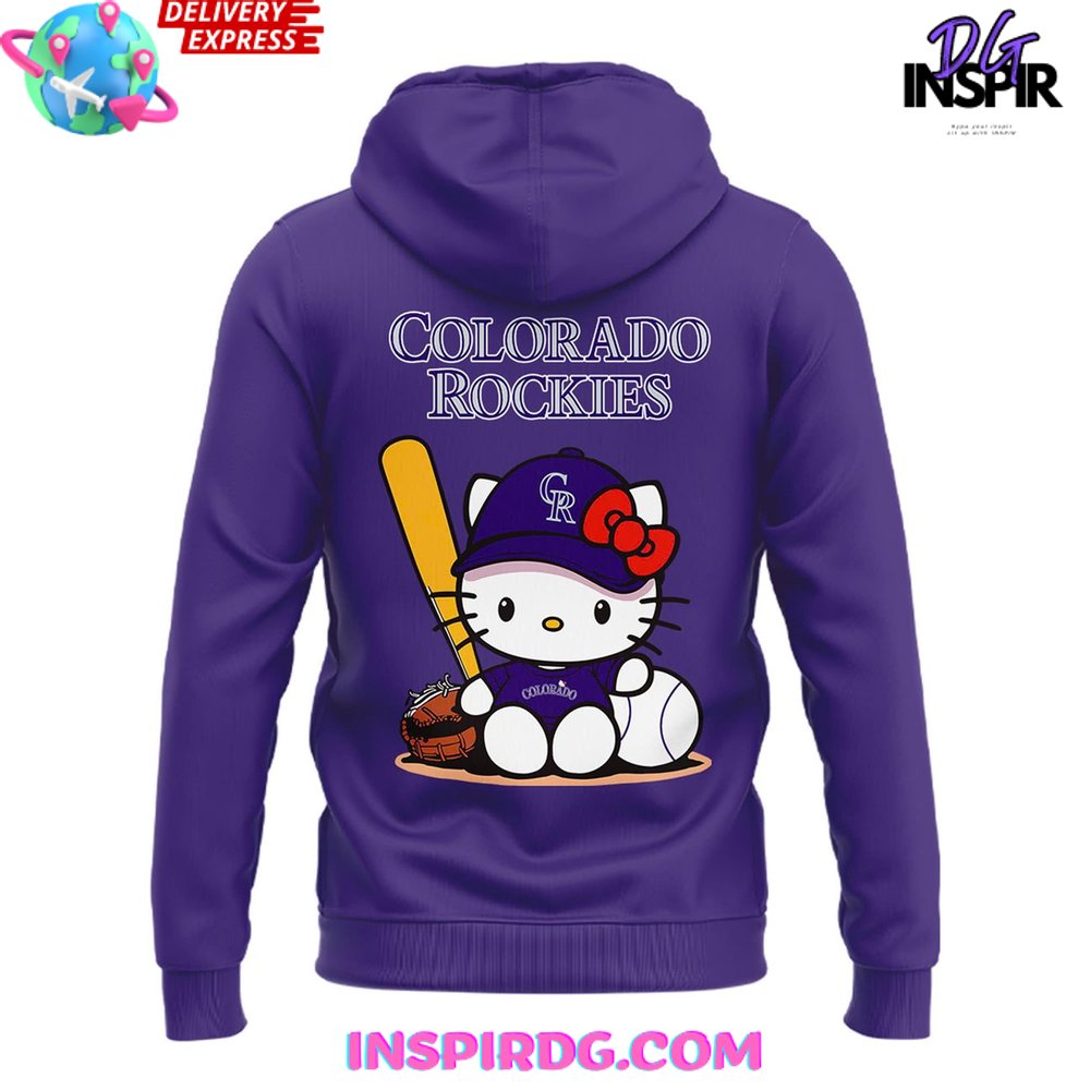 Hello Kitty X Colorado Rockies Edition Hoodie - Image 3
